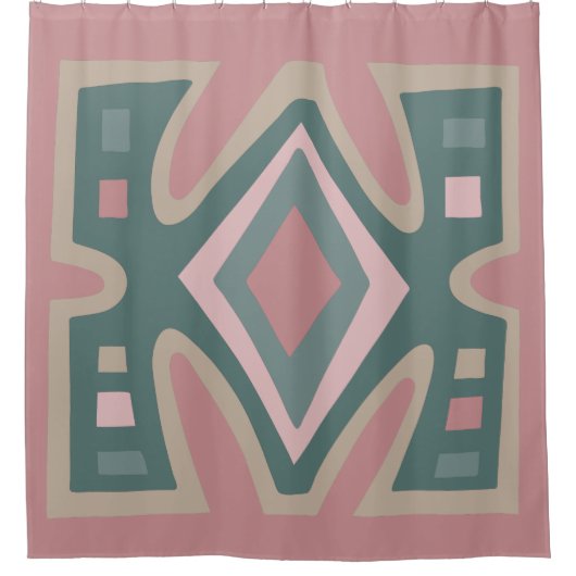 afrikaanse bohemen - design douchegordijn (Voorkant)