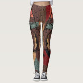 Afrikaanse boomstammen leggings (Voorkant)