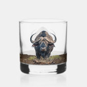 Afrikaanse buffel whisky glas (Achterkant)
