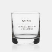 Afrikaanse buffel whisky glas (Links)