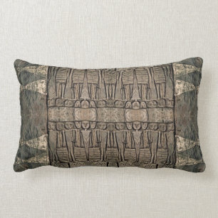 Afrikaanse carving Lumbar Pillow Kussen