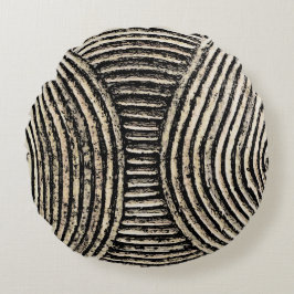 Afrikaanse Carving Pillow Rond Kussen