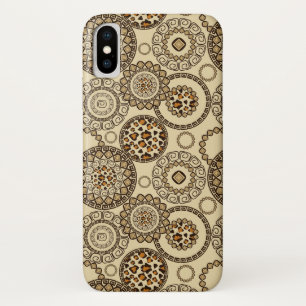 Afrikaanse cheetah huidpatroon 3 iPhone x hoesje