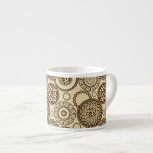 Afrikaanse cheetah huidpatroon 3 espresso kop