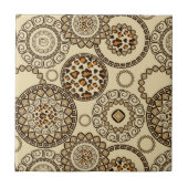 Afrikaanse cheetah huidpatroon 3 tegeltje (Voorkant)