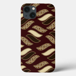 Afrikaanse cheetah-huidpatroon iPhone 13 hoesje