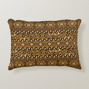 Afrikaanse cheetah-huidpatroon decoratief kussen