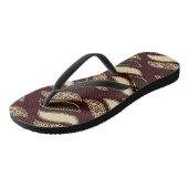 Afrikaanse cheetah-huidpatroon teenslippers (Schuin)