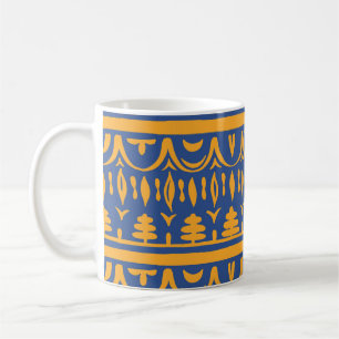 Afrikaanse Chevrons: Etnisch Stam Patroon Koffiemok