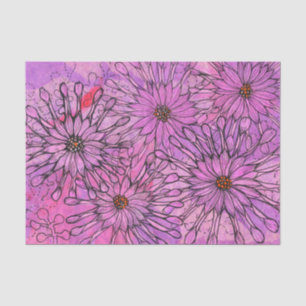 Afrikaanse Daisy Cape Daisies Pink Flowers Floral  Tissuepapier