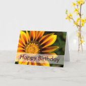 Afrikaanse Daisy • De Kaart van de verjaardag (Gele Bloem)