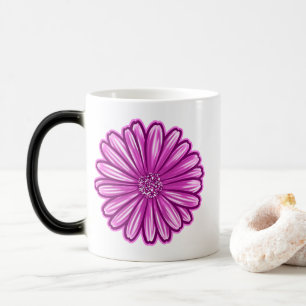 Afrikaanse Daisy Flower, realistische illustratie Magische Mok