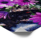 Afrikaanse Daisy Flowers, gekraakt Poster (Hoek)