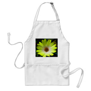 Afrikaanse Daisy Fluorescent Yellow Apron Standaard Schort
