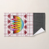 Afrikaanse dames zwarte handdoekjes bad handdoek (Handdoek)