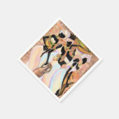 Afrikaanse damesservetten servet (Hoek)