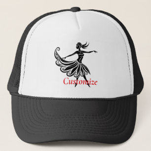 Afrikaanse danser Silhouette Art Thunder_Thunder_C Trucker Pet