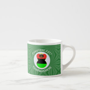 Afrikaanse Diaspora Amerikaanse Kerstengel Espresso Kop