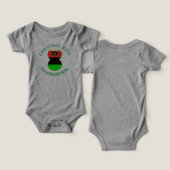 Afrikaanse diaspora engel kerstvlag gepersonalisee (Ontwerp Voorkant & Achterkant)