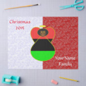 Afrikaanse Diaspora Engel Vlag Rood Wit Gepersonal Tissuepapier (Craft)