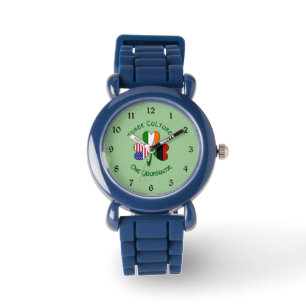 Afrikaanse Diaspora Ierland VS Kinderen Klaver Horloge