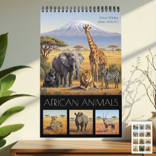 Afrikaanse Dieren Kalender 2026 / Afrikaanse Wilde
