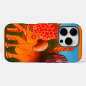 Afrikaanse dierenkunstprint Case-Mate iPhone case (Achterkant (horizontaal))