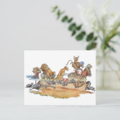 Afrikaanse dierenras briefkaart (Staand voorkant)