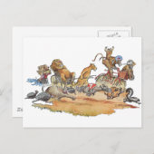 Afrikaanse dierenras briefkaart (Voorkant / Achterkant)