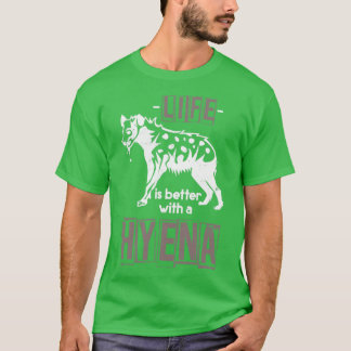 Afrikaanse Dierenvriend Gift Zoo Hyena T-shirt