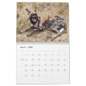 Afrikaanse dierkalender kalender (Mar 2026)
