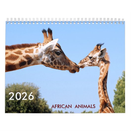 Afrikaanse dierkalender kalender (Hoes)