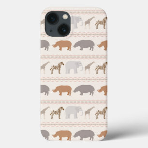 Afrikaanse dierpatronen 1 iPhone 13 hoesje