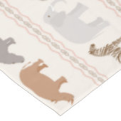 Afrikaanse dierpatronen 1 tafelkleed (Gekanteld)