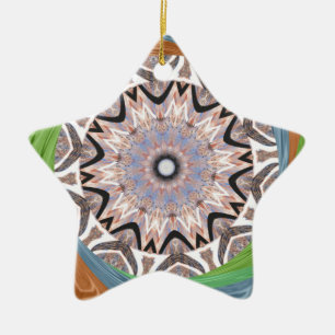 Afrikaanse draaikolk kunst print keramisch ornament