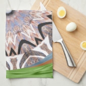 Afrikaanse draaikolk kunst print theedoek (Quarter Fold)