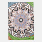 Afrikaanse draaikolk kunst print theedoek (Verticaal)