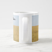 Afrikaanse Elephant Personaliseer naam serieus Extra Grote Beker (Achterkant)