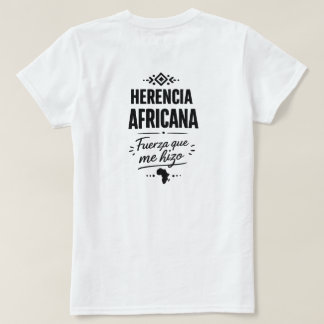 Afrikaanse Erfenis Leeft in Mij Puerto Rico T-shirt