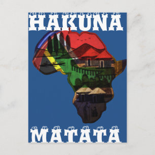 Afrikaanse erfgoedkunst - een culturele fusie briefkaart