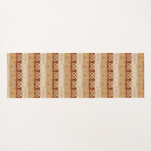 Afrikaanse etnische stam Adinkra-stam. yoga mat. Yogamat (Achterkant (horizontaal))