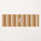 Afrikaanse etnische stam Adinkra-stam. yoga mat. Yogamat (Voorkant (horizontaal))