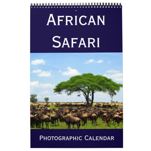 Afrikaanse fotografische safari 2025 kalender (Hoes)