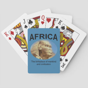 Afrikaanse geboorteplaats van de mensheid pokerkaarten