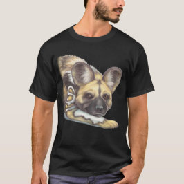 Afrikaanse gekleurde hond t-shirt