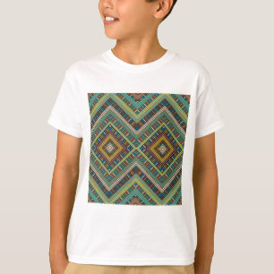 Afrikaanse geometrische motif t-shirt