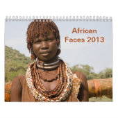Afrikaanse Gezichten Muur Kalender (Hoes)