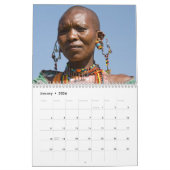 Afrikaanse Gezichten Muur Kalender (Jan 2026)
