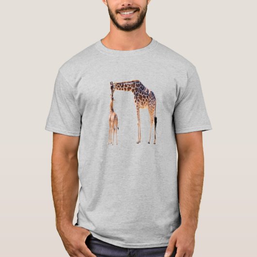 Afrikaanse Giraffe T-shirts (Voorkant)