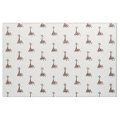Afrikaanse Giraffe Wildlife Cotton Fabric. Stof (Fat Quarter)